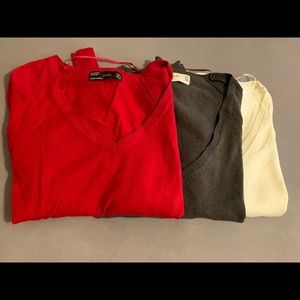 Zara v-neck sweaters